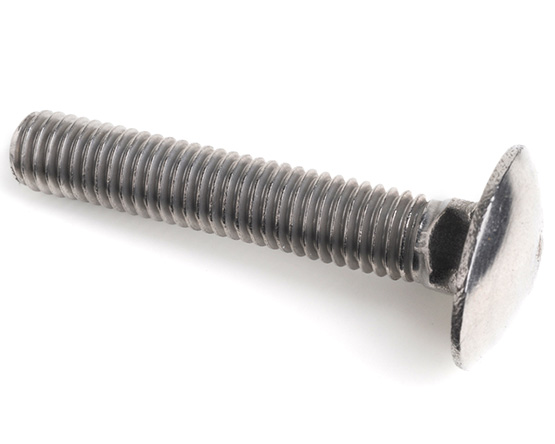 M16 X 160 CARRIAGE BOLT DIN 603 A2 ST/ST (FULL THREAD)