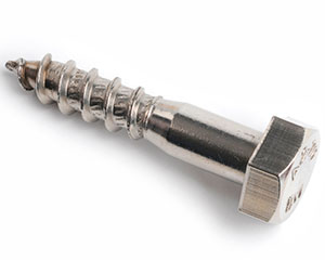 3/8 X 1 HEX COACH SCREW ANSI B18.2.1 A2 ST/ST