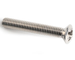 M8 X 40 POZI RAISED CSK MACHINE SCREW DIN 966 A2 ST/ST