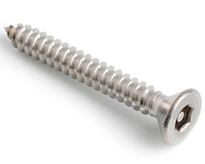 4.8 X 19 PIN HEX CSK TAPPING SCREW A2 ST/ST