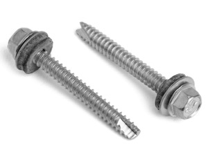 6.3 X 100 HEX HEAD BI-METAL BT SCREW + EPDM WASHER A4/C1022